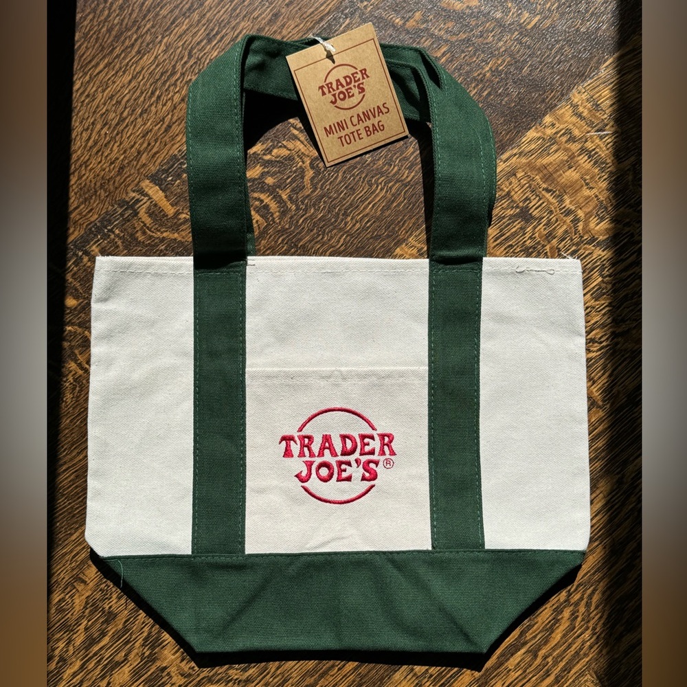 Trader Joe’s mini canvas tote